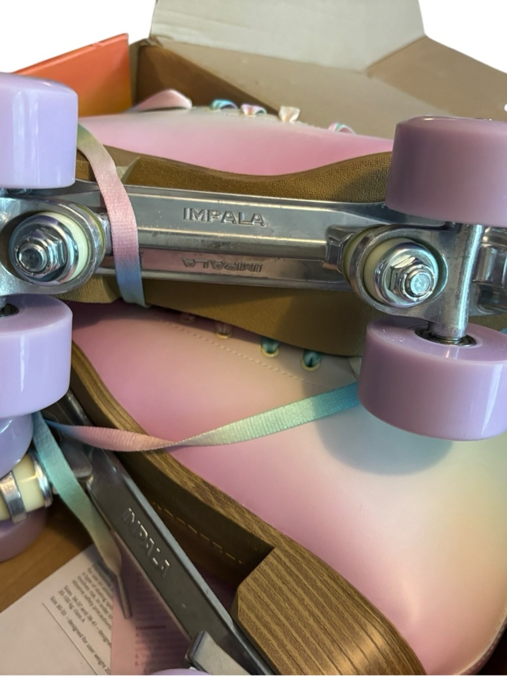 Impala Rollerskates | Pastel Fade Ombre Roller Skates - Quad Skates 10 - Picture 4 of 4